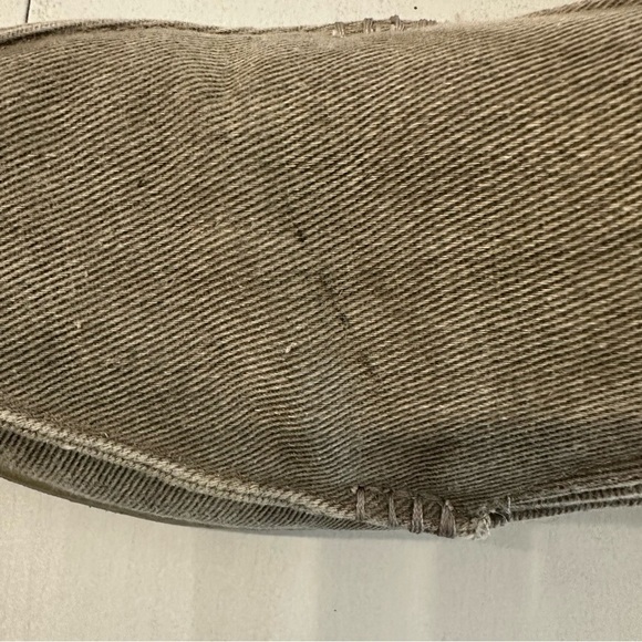 Skechers Men’s Relaxed Fit Memory Foam Khaki Canvas Slip On Shoes Sz 13 GUC - Picture 10 of 14